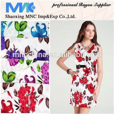 colorful viscose fabric,woven printed fabrics