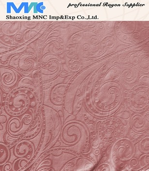 MJ16027RD Hot selling rayon jacquard fabric,new jacquard des