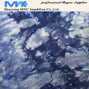 ME16252BP Factory rayon lap print,paint coating,stone