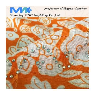 ME16287BP Factory rayon lap print,paint coating,stone