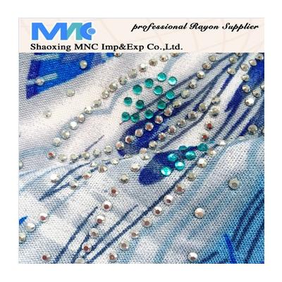 ME16250 Factory rayon lap print,paint coating,stone