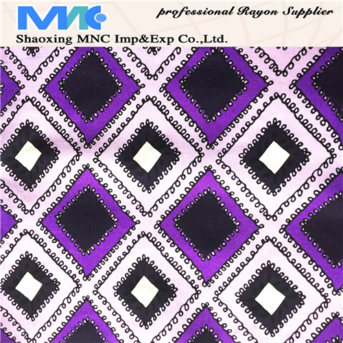 ME16262 Factory rayon lap print,paint coating,synthetic