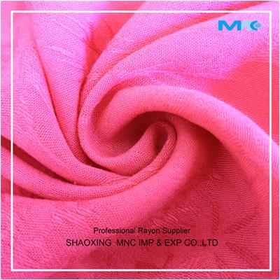 MJ16089RD Hot selling rayon jacquard fabric,new jacquard